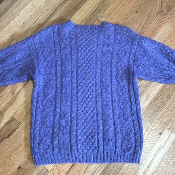 Vintage Chunky Mohair Fuzzy Knit Sweater Granny Grunge - Picture 10 of 12